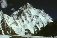 Pohled na horu K2 z B.C. Broad Peak