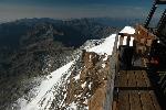 Alpy, Itlie, pohled  na jih z nejve poloen chaty Margherita  v Alpch